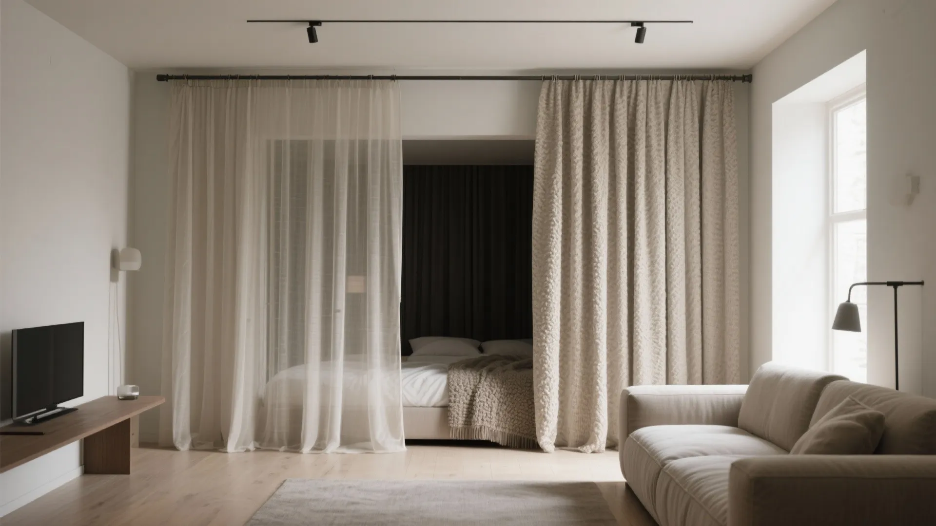 Soft Partitions: Curtains, Panels, and Screens