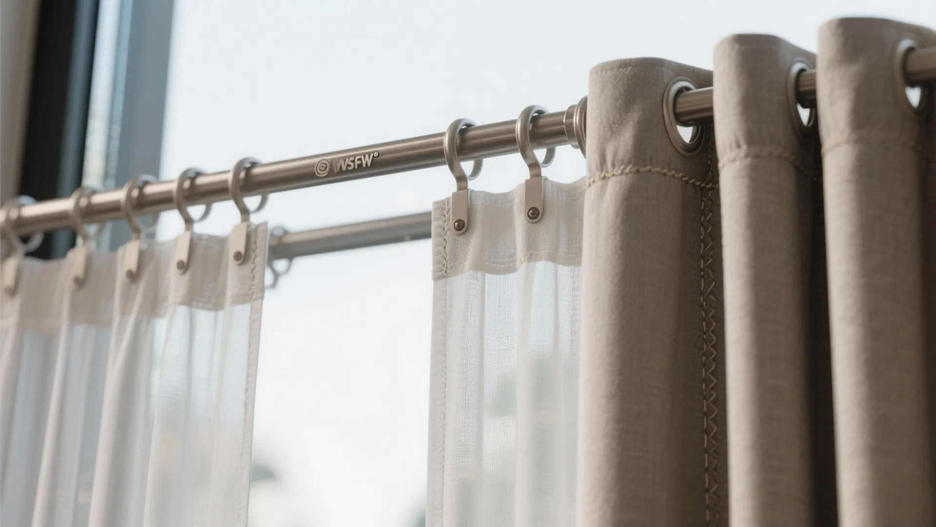 Layered Window Shading: Thermal Curtains + Reflective Film