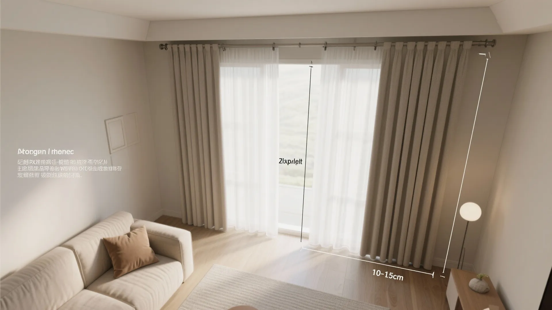 Smart lining, heading, and length choices