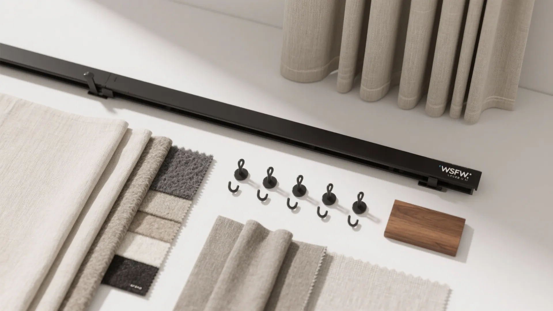 Sliding screens and layered curtains