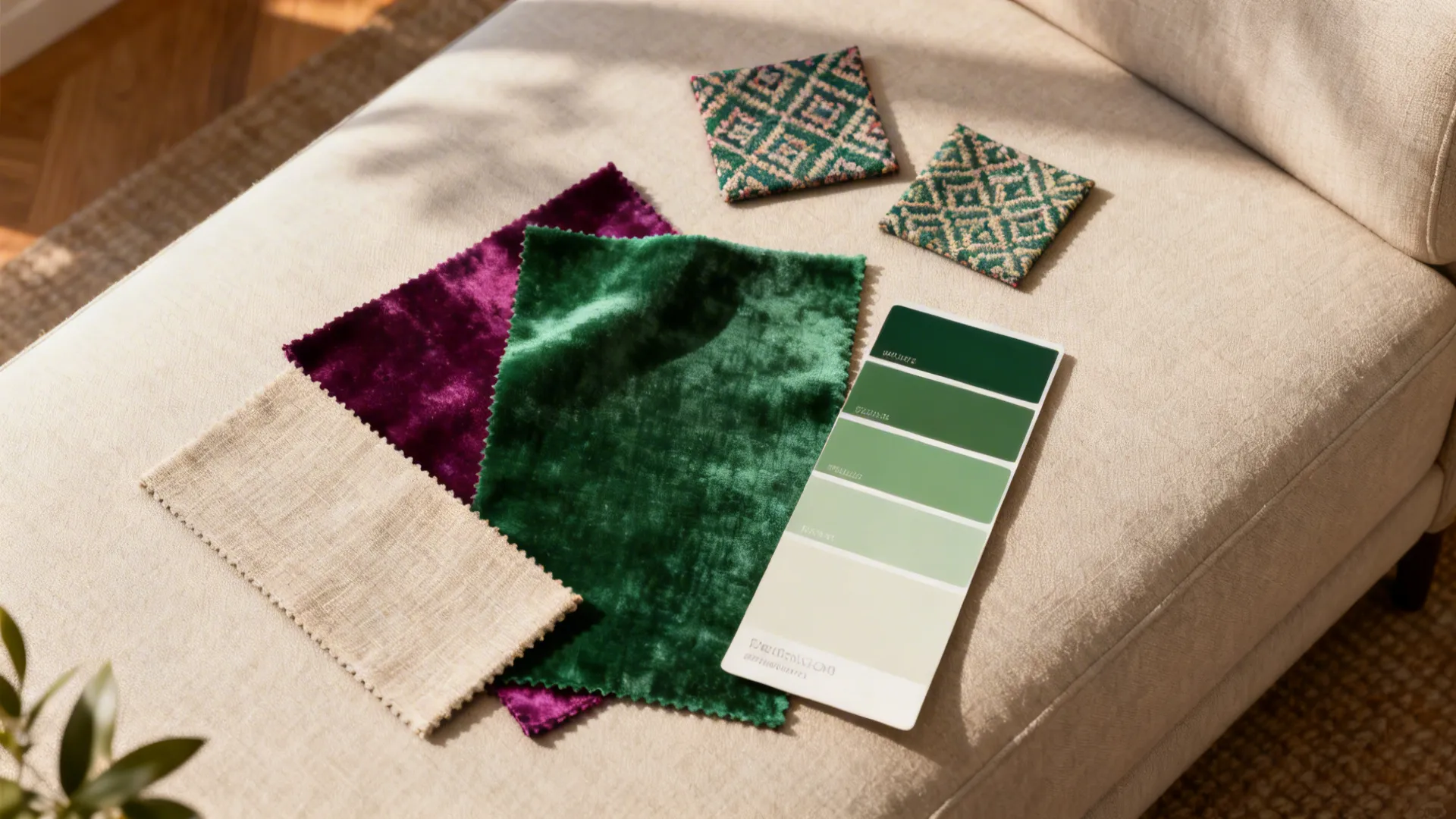 2. Choose color and pattern to set the mood