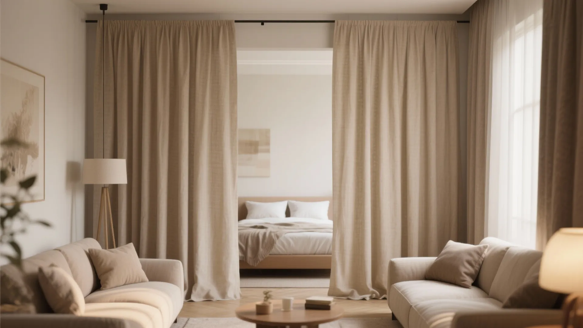 Curtain dividers
