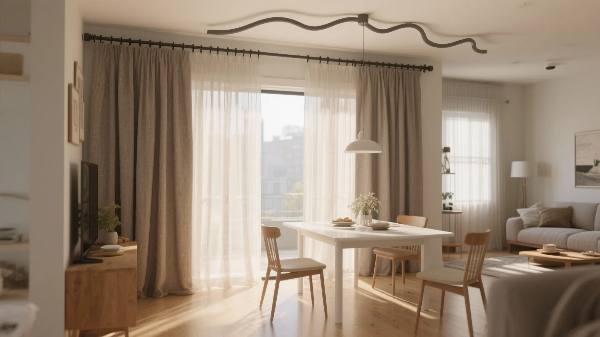 Ceiling-Hung Curtains and Tracks