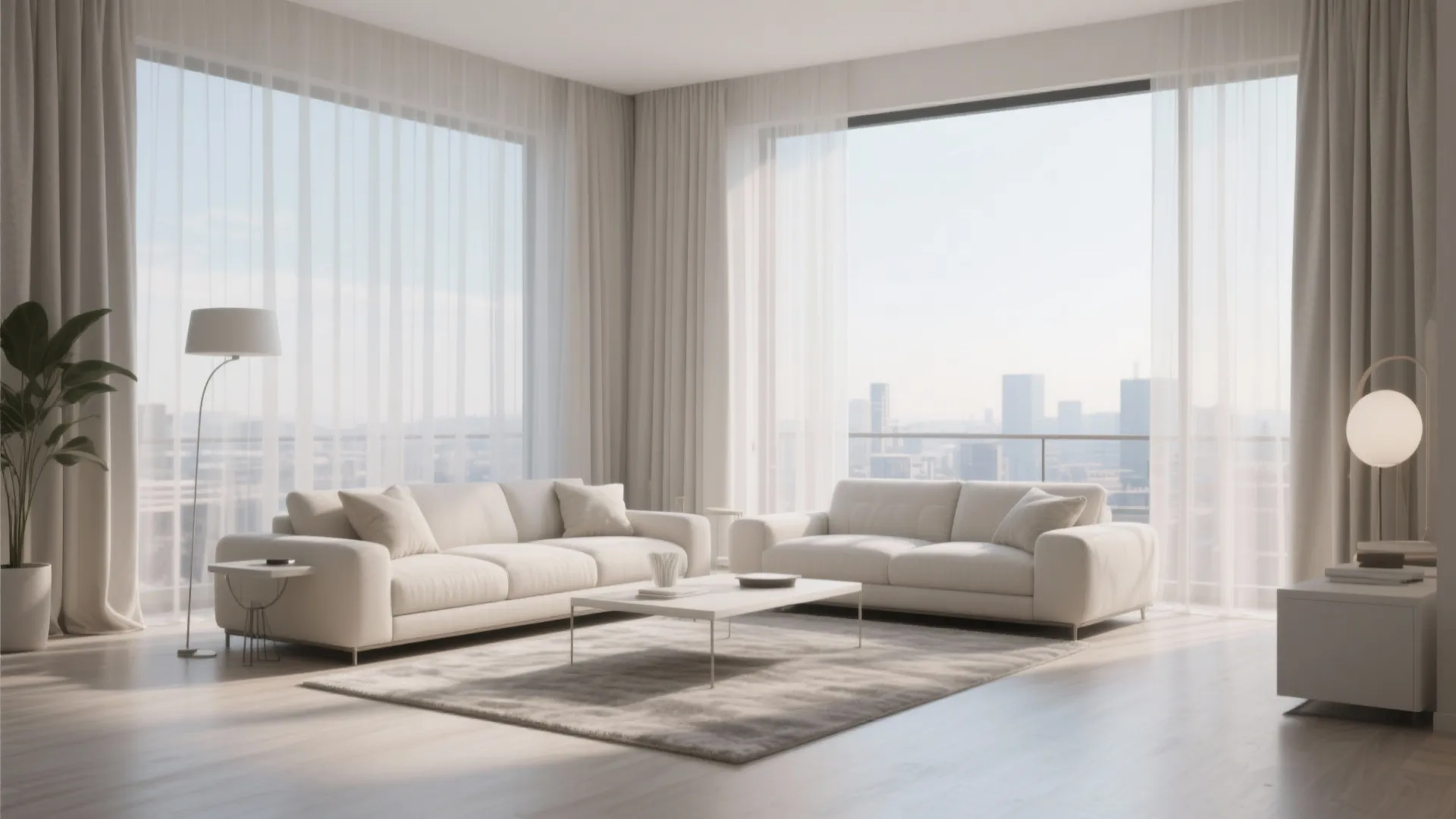 5. Floor‑to‑Ceiling Curtains