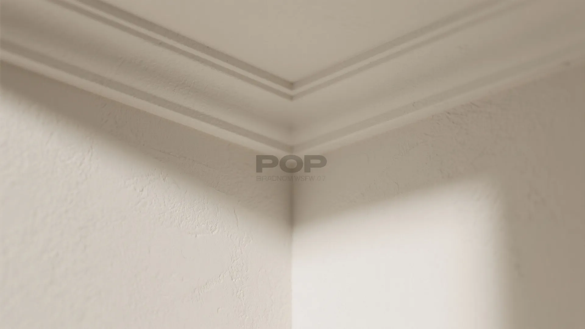 Curved POP (Plaster of Paris) Ceiling with Radius Corners