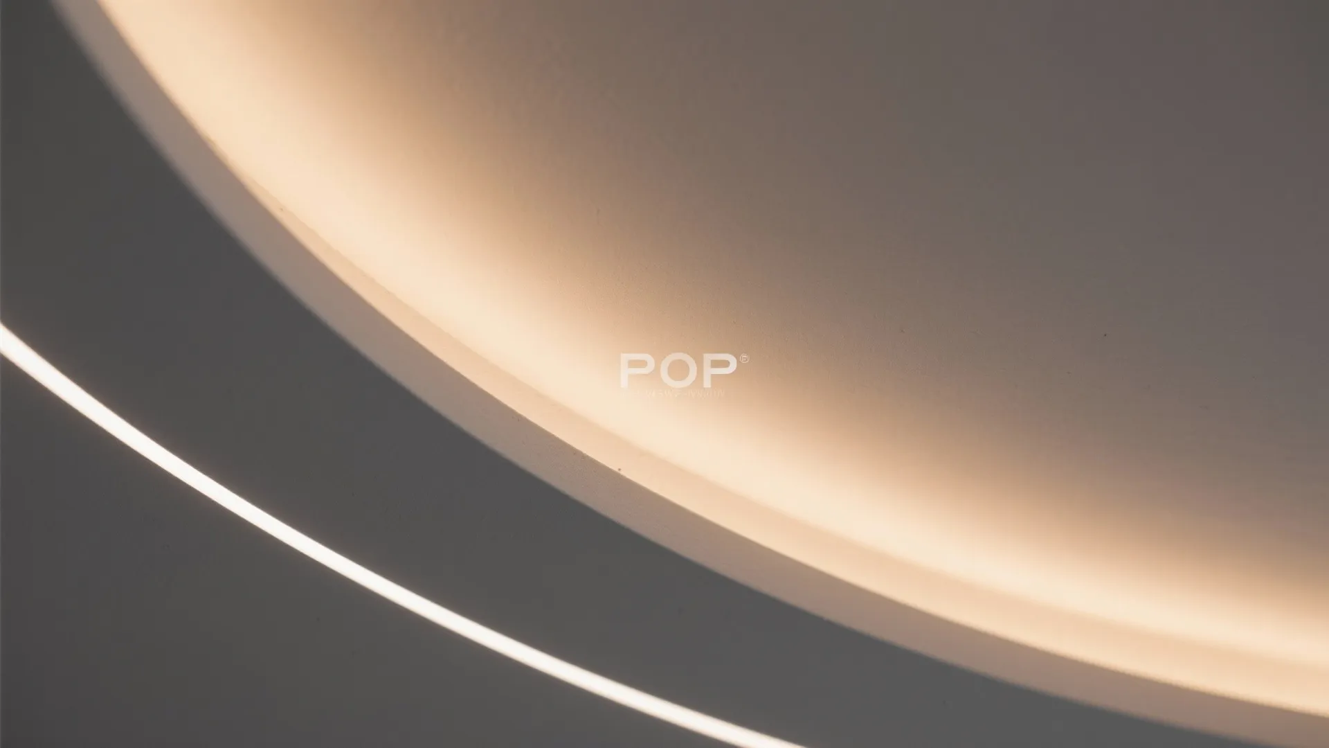 Curved POP Edges for Softer Sightlines