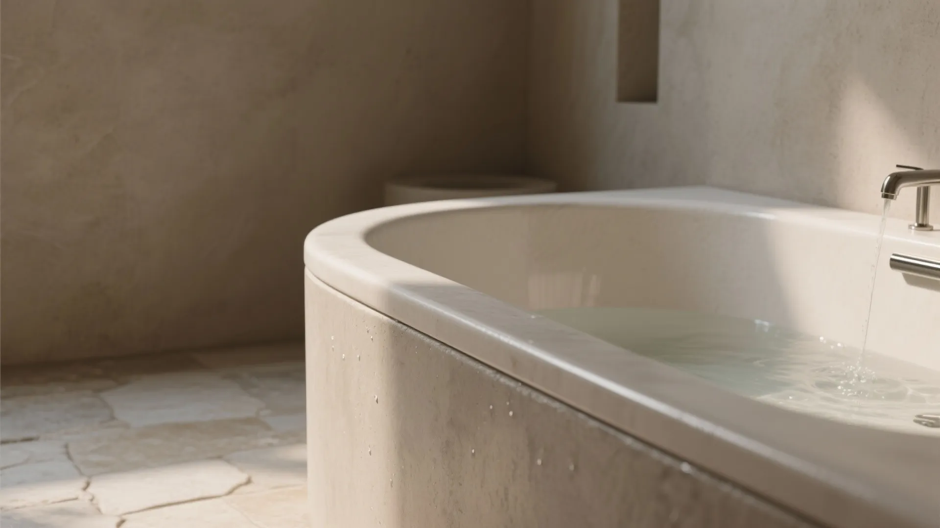 1) Corner Jacuzzi With Curved Apron