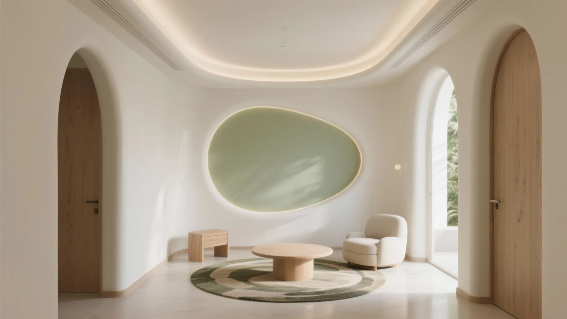 3) Gentle Curves and Soft Arches