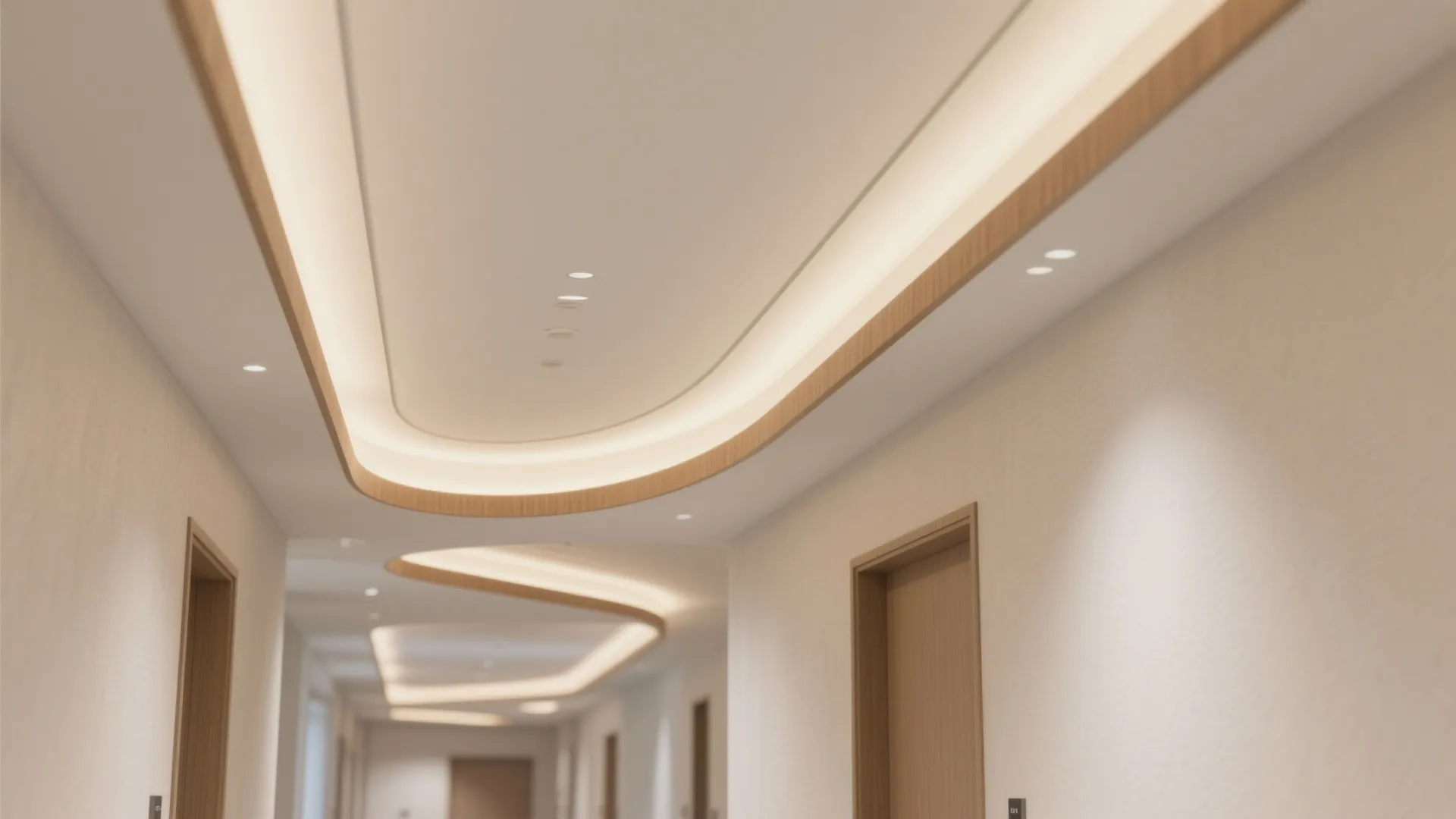 Curved Feature Band to Soften the Elbow