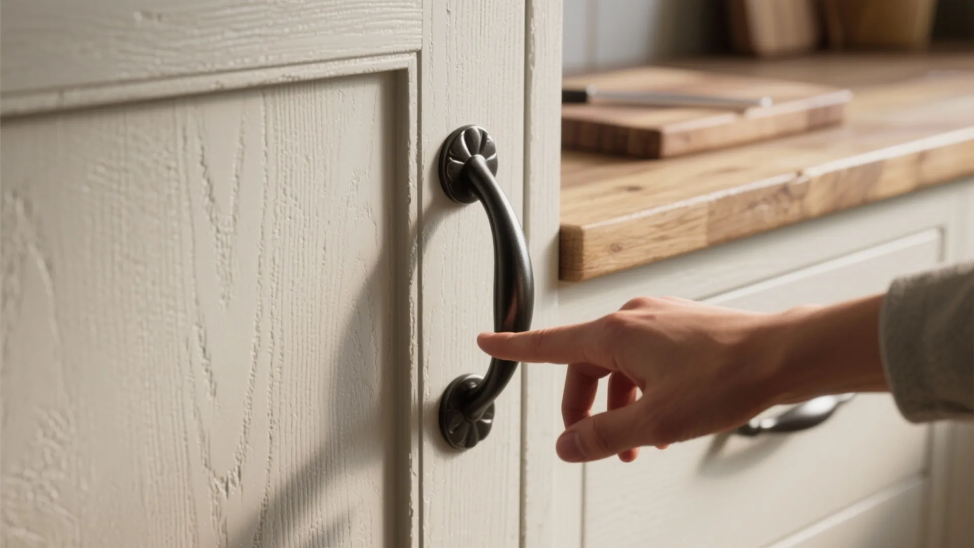 3. Curved or bow handles for ergonomic comfort