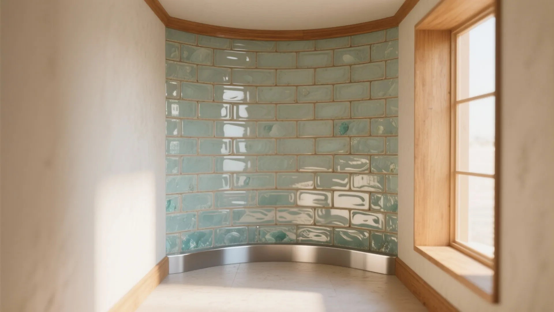 Idea 1: Curve a corner to soften the room