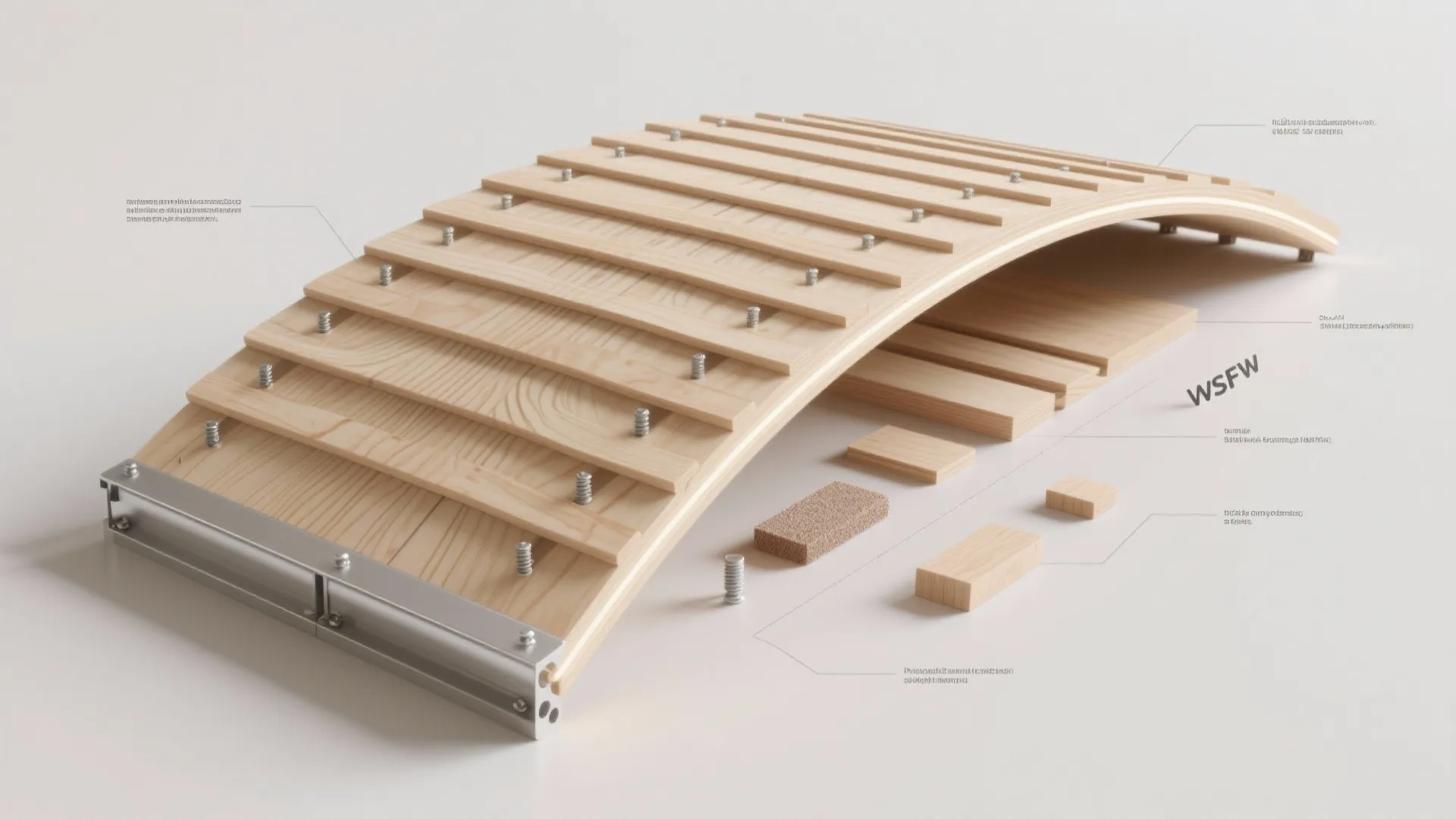 Curved Canopy with Continuous Grain