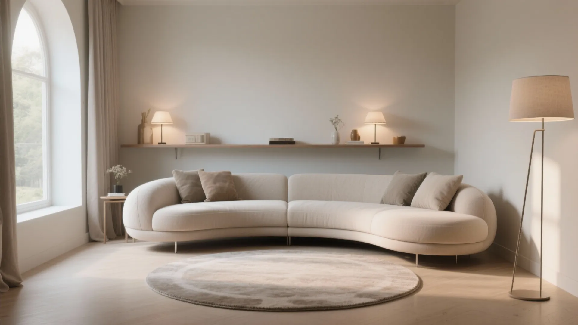 Curved, Chaise-End, and Floating Sofas to Improve Flow