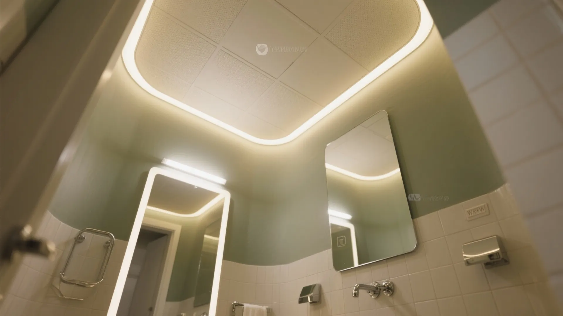 Soft Curved POP Perimeter with Gentle Cove Light