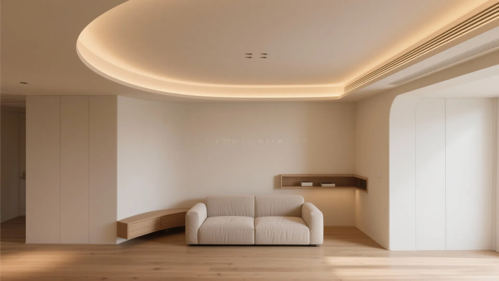 Soft Curves With Cove Lighting