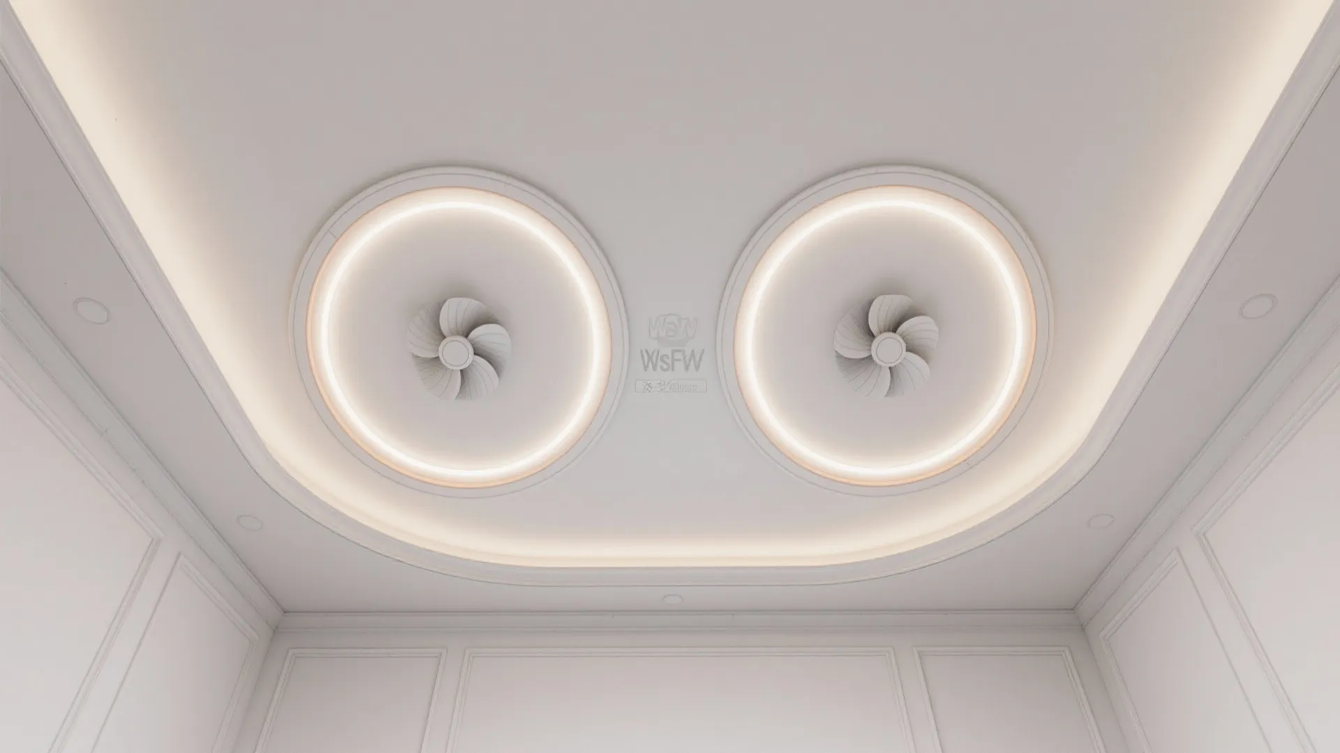 Curved Gypsum Cove with Dual Feature Circles