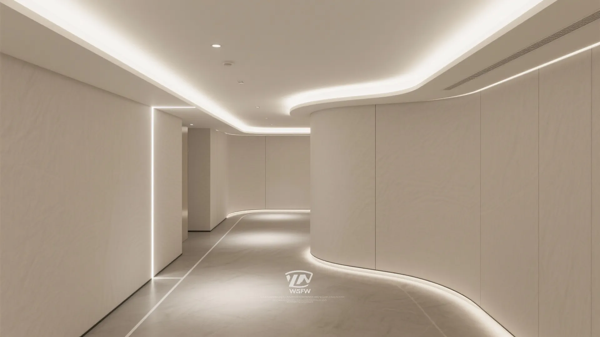 2) Curved Cove to Soften the Corner