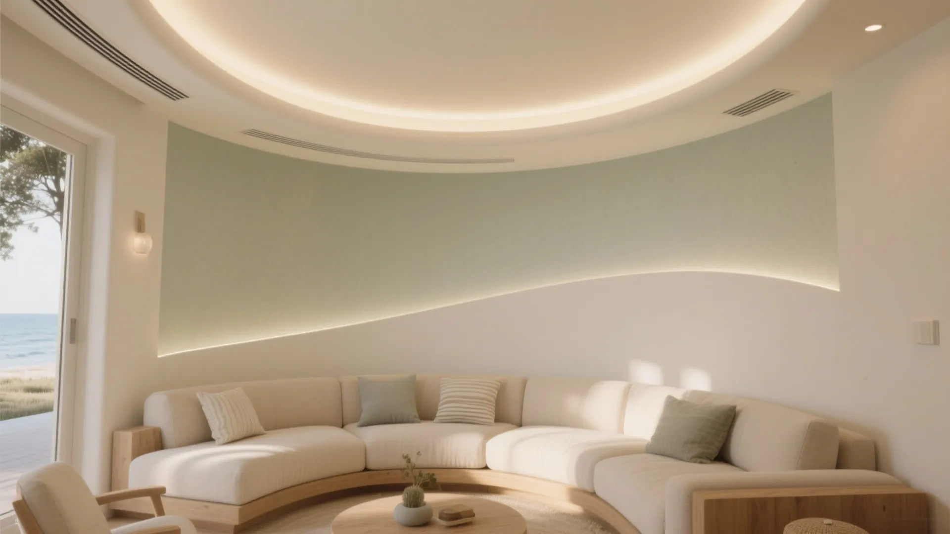 Soft Curves and Radius Corners for a Calmer Ceiling Line