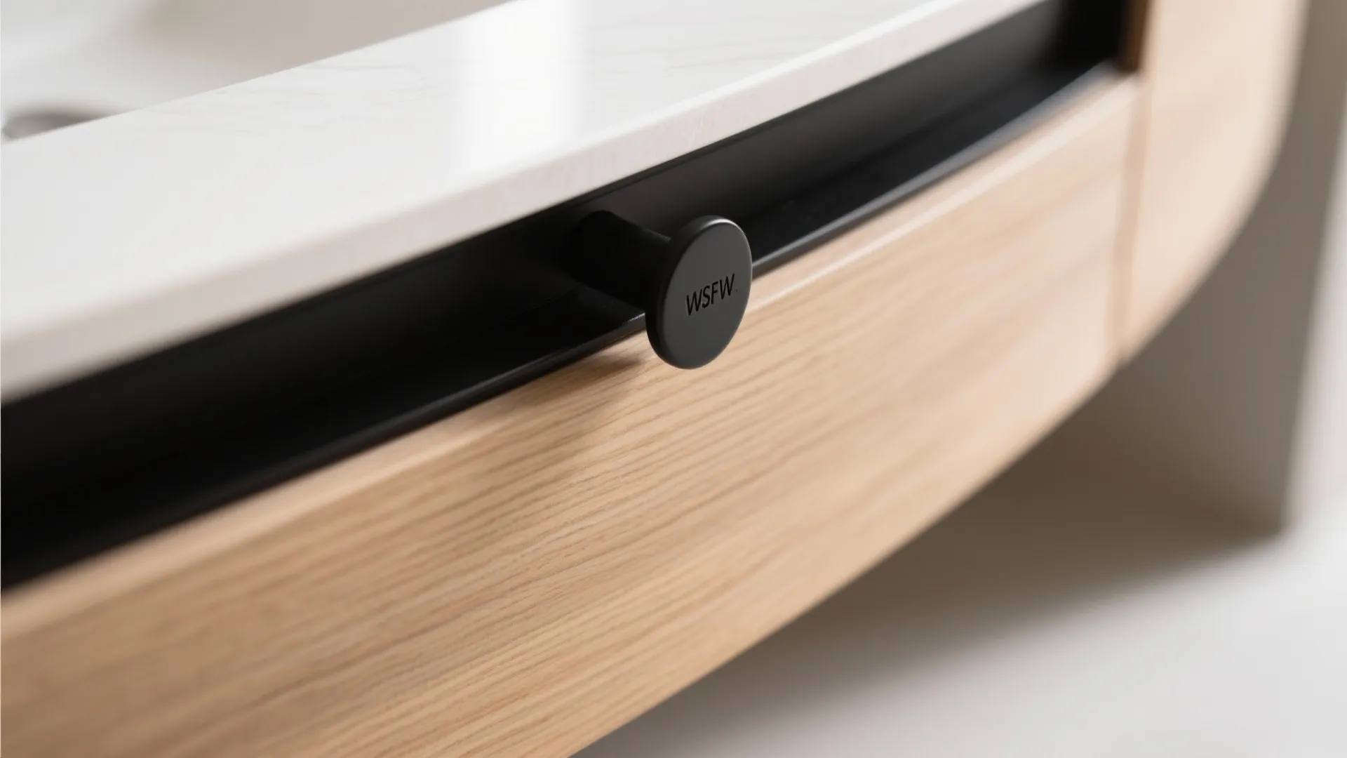 Corner or Curved-Front Vanity to Smooth Tight Paths