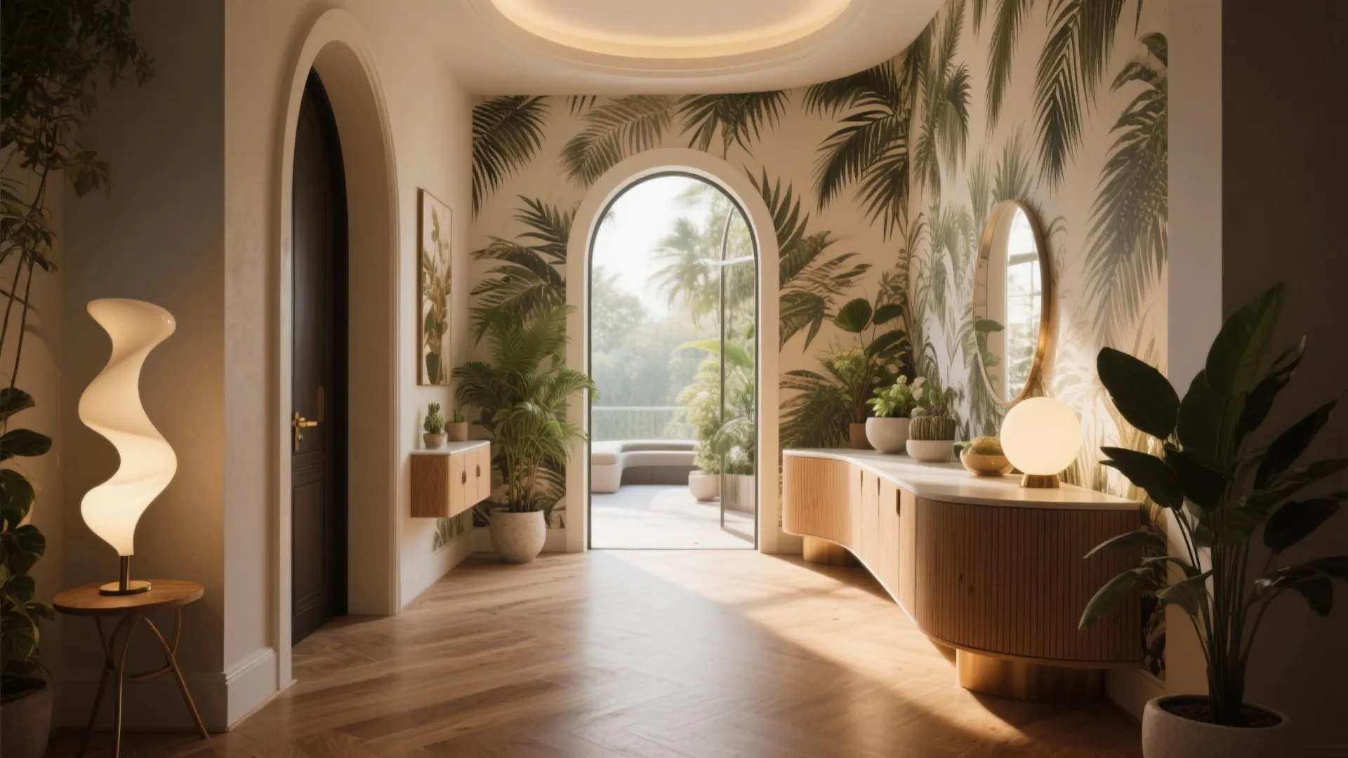 Creative Ideas to Decorate a Curved Wall Entry: Transform Your Entryway with These Stylish Tips