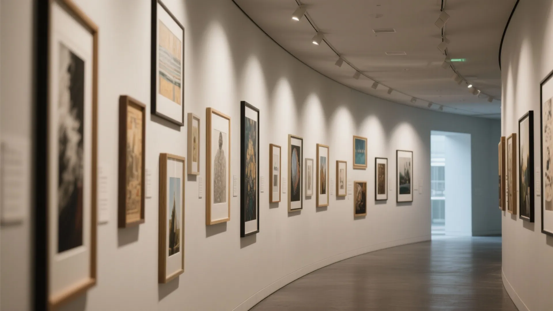 7. Gallery Wall… But Curved