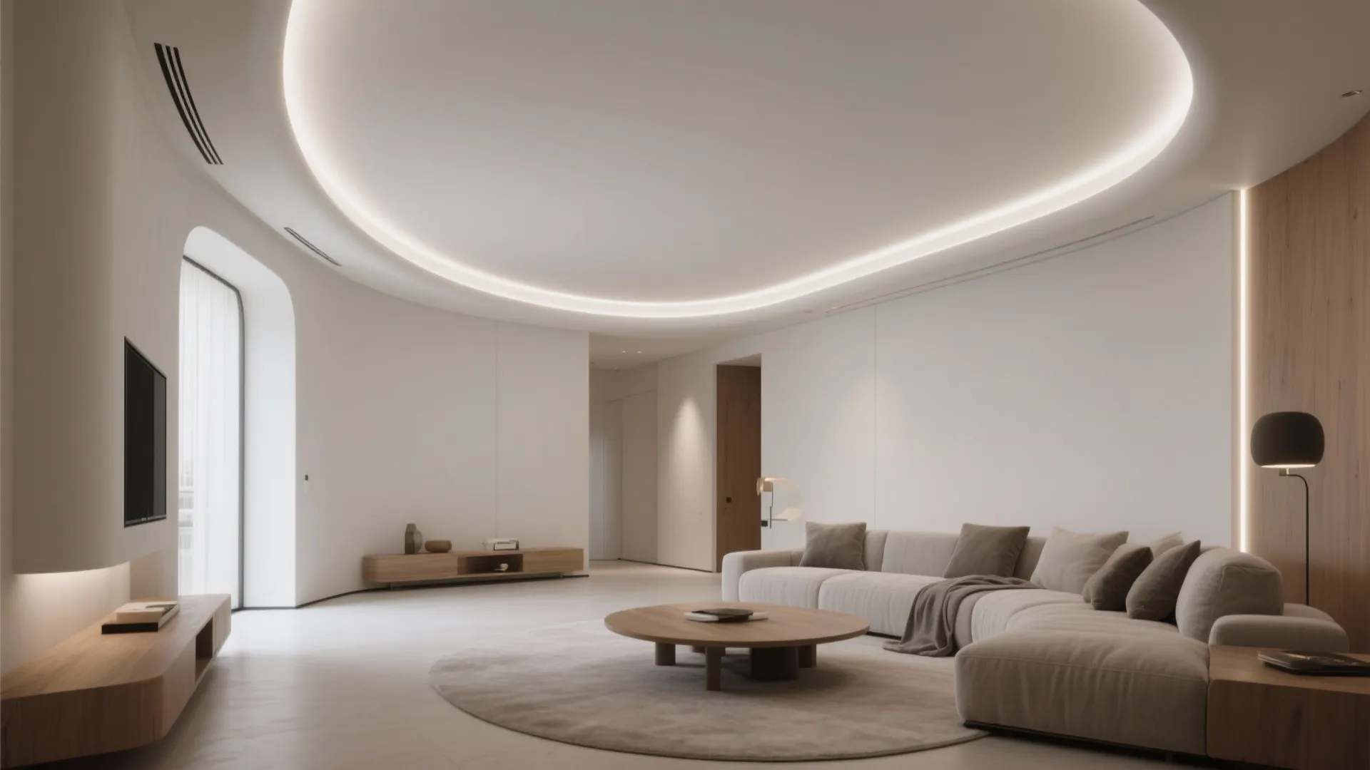 Curved and Sculptural Gypsum Forms