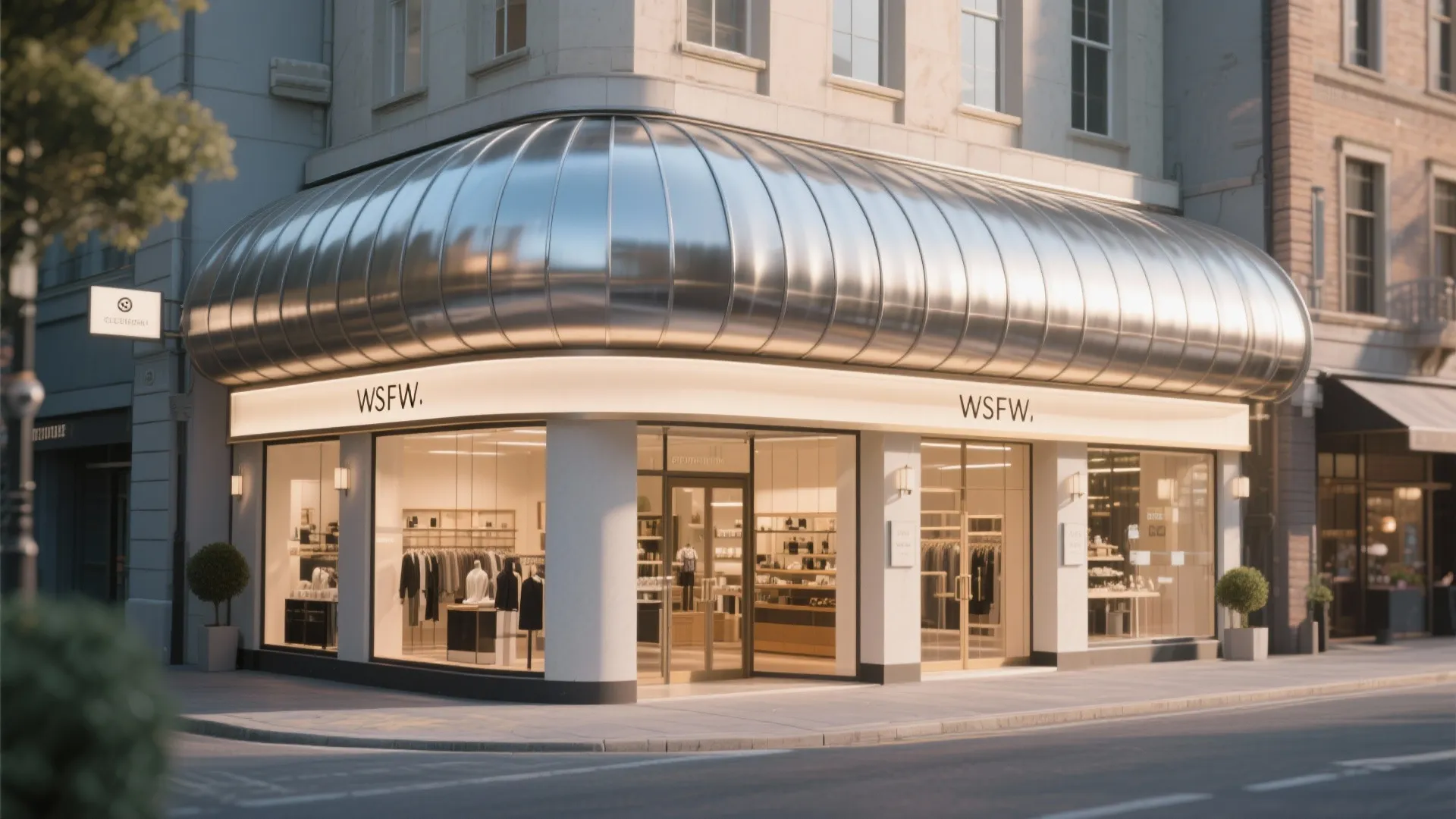 6. Curved Roof Elegance