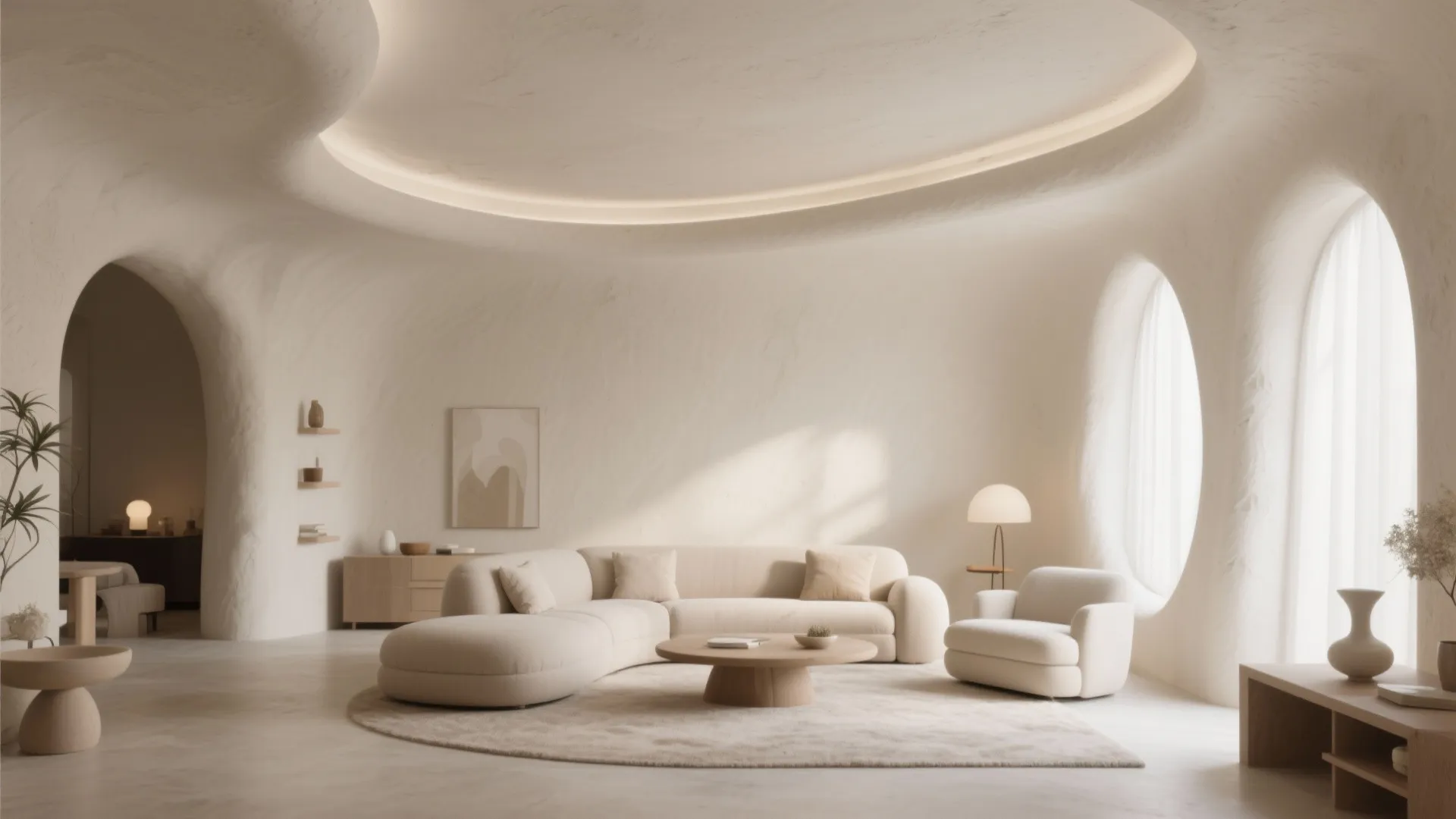 Curved Ceiling Edges