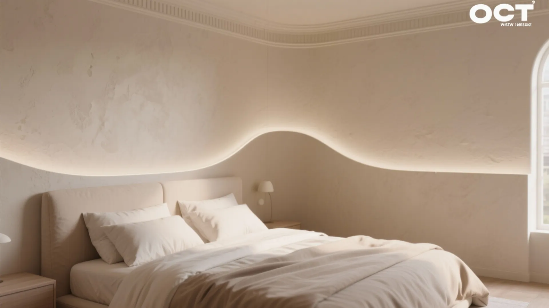 Curved POP Cornices for Softness