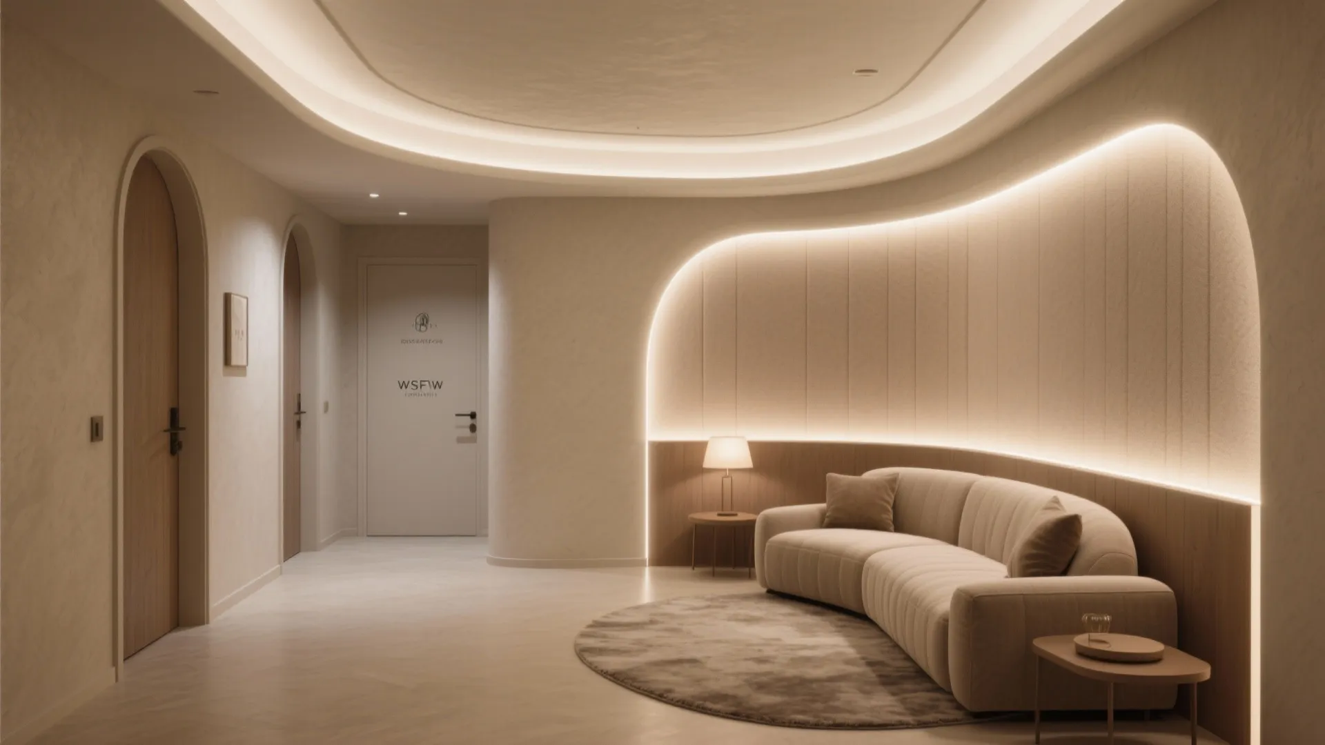 Curved POP Profiles for Softer Acoustics