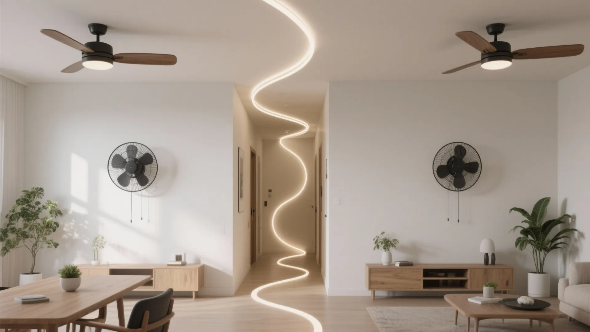 Curved POP Ribbons to Guide Sightlines