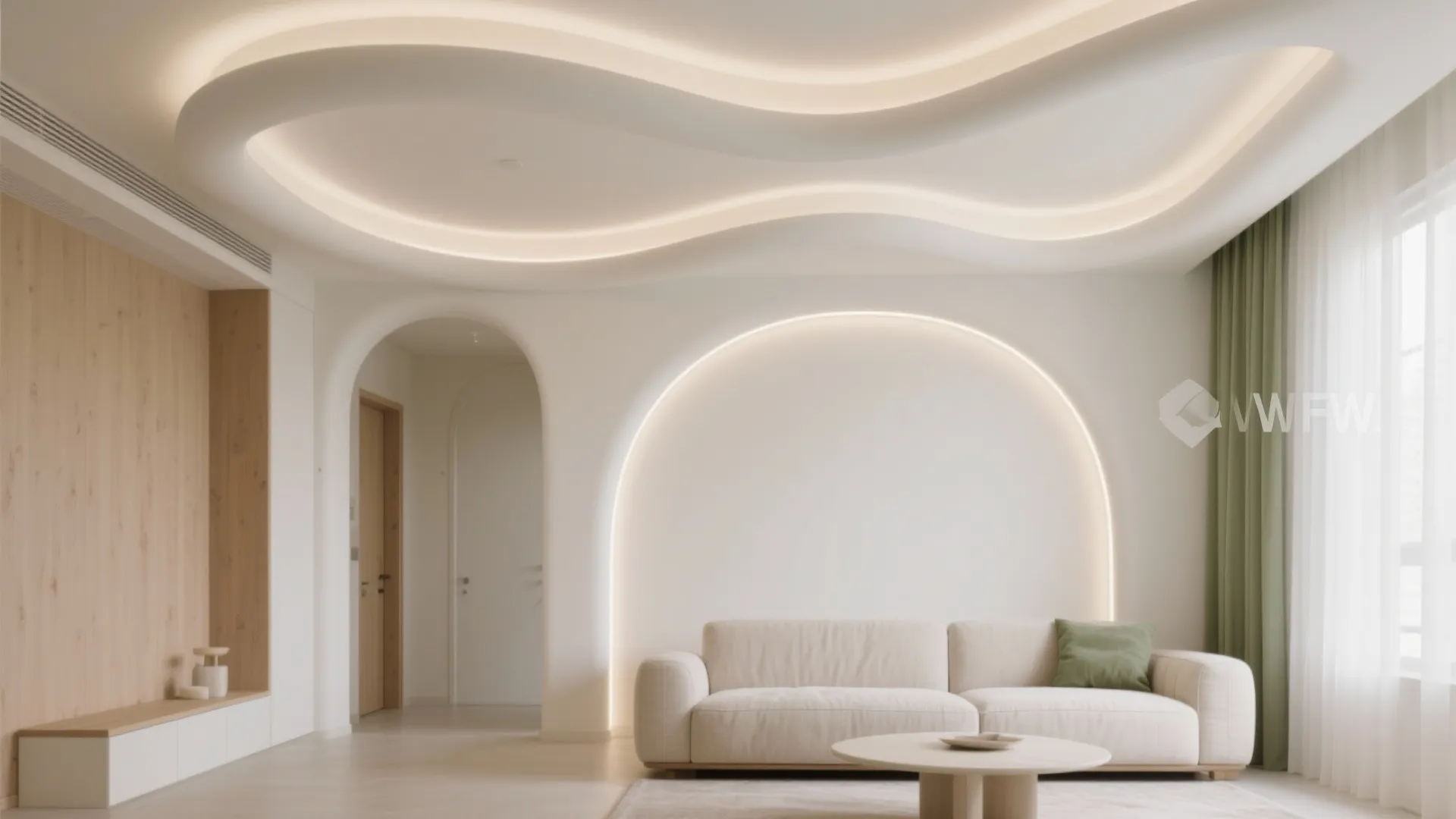 Soft Curves and Floating Ribs