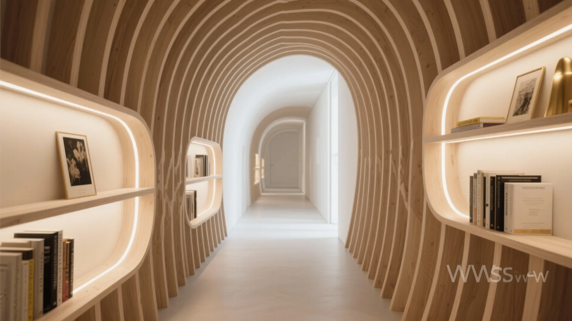 Curved Ribs with Integrated Niches