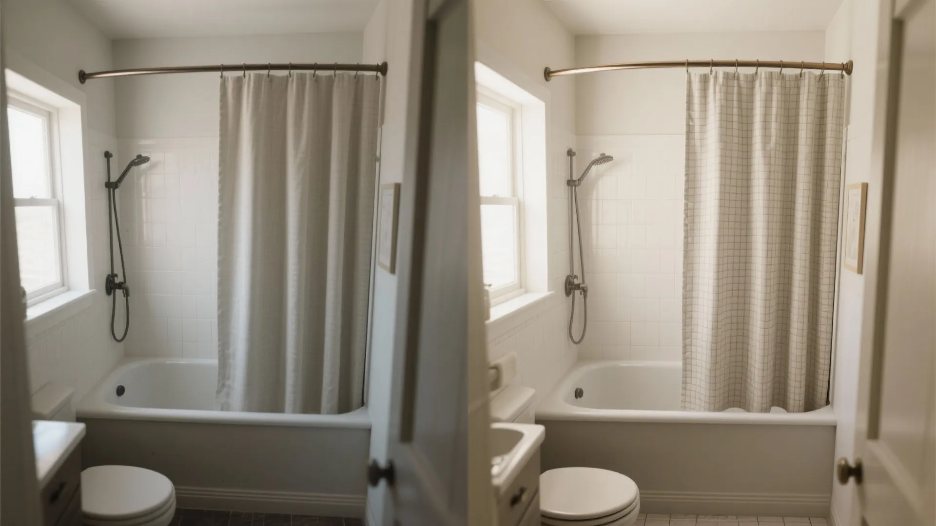 Curved Shower Rod Over Tub (Space and Comfort Boost)