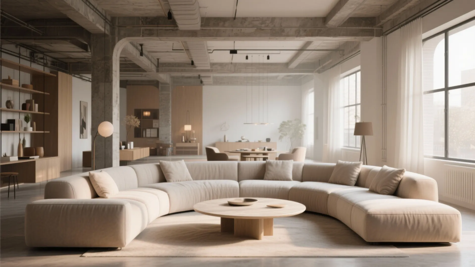 6. Curved Sectional for Soft Flow