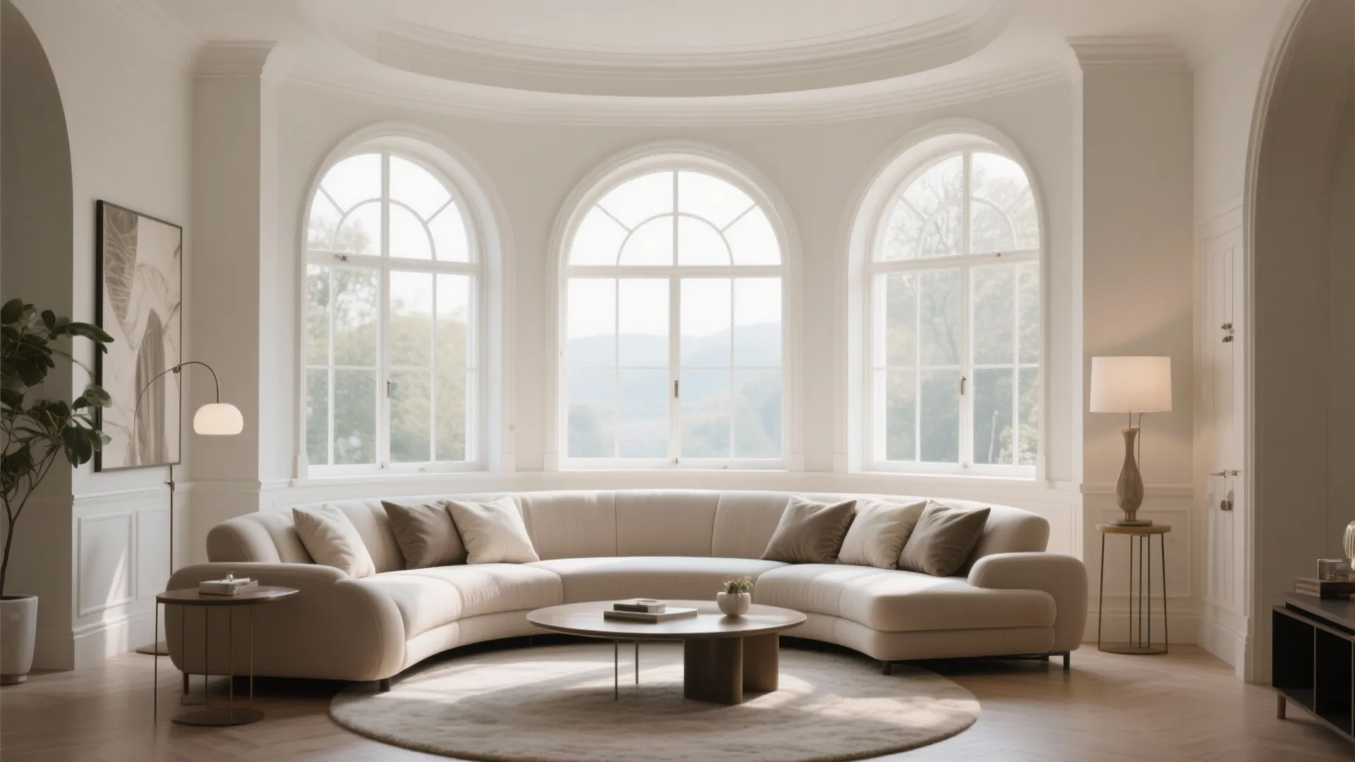 3. Curved Sofa to Echo Bay Lines