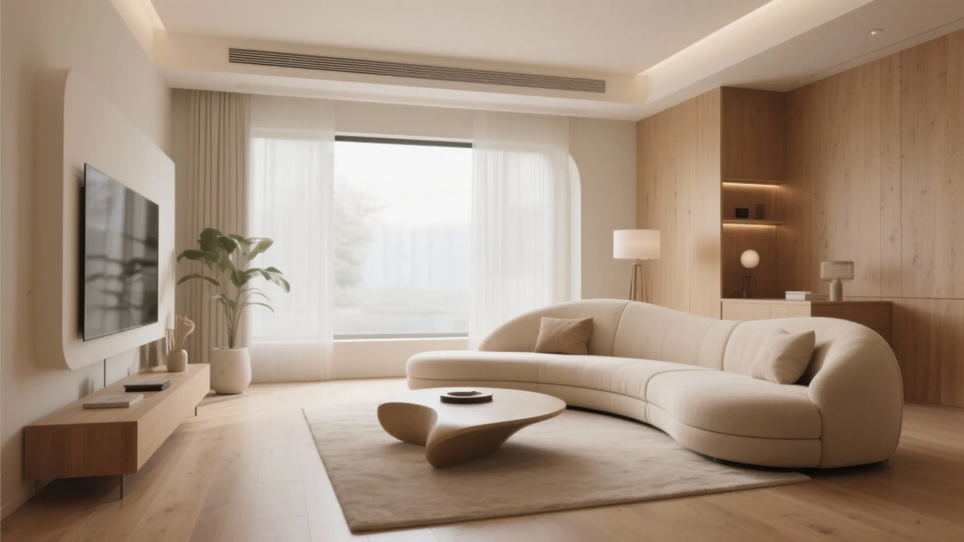 8. Curved Sofa for Flow