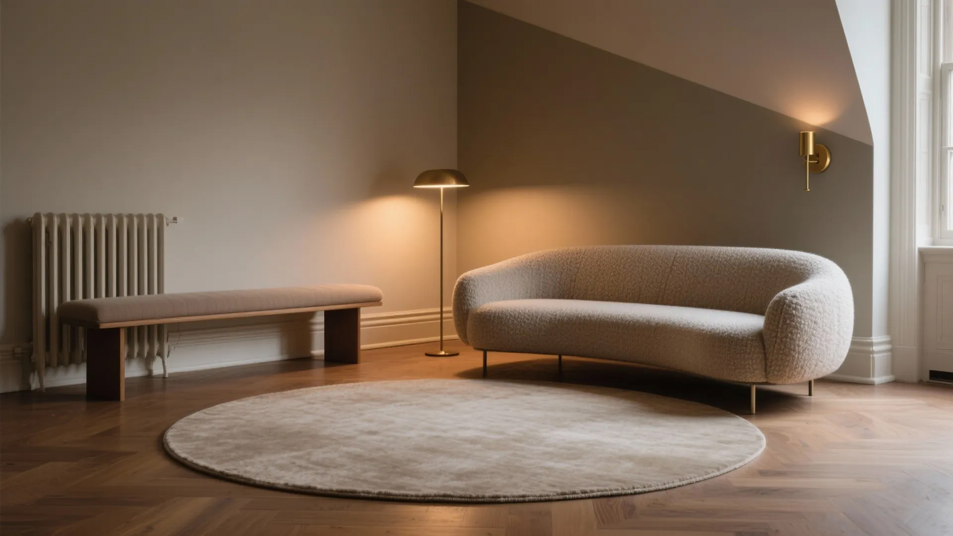 Curved + Straight Mix for Soft Circulation