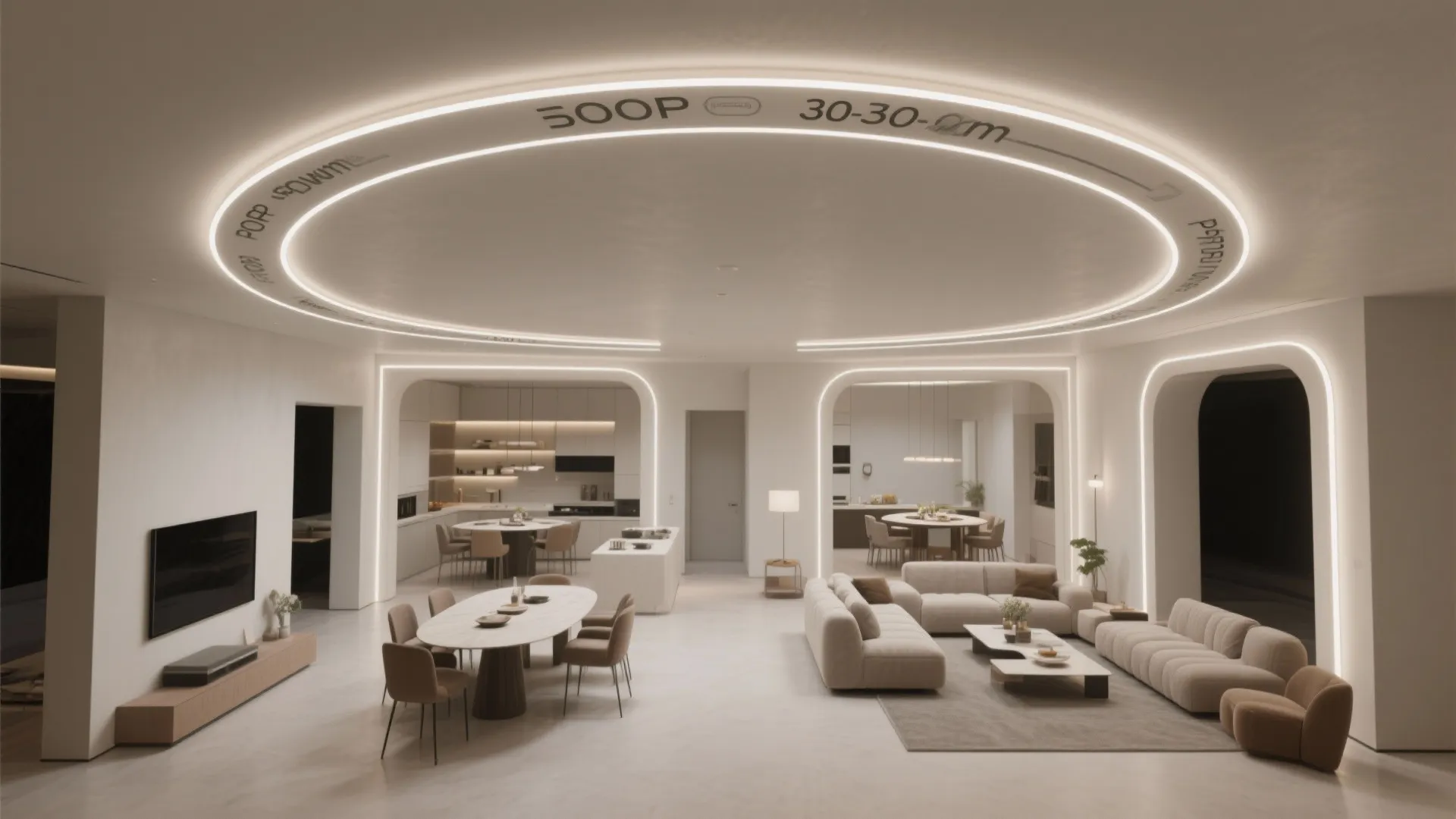 Curved POP Bands to Zone and Soften