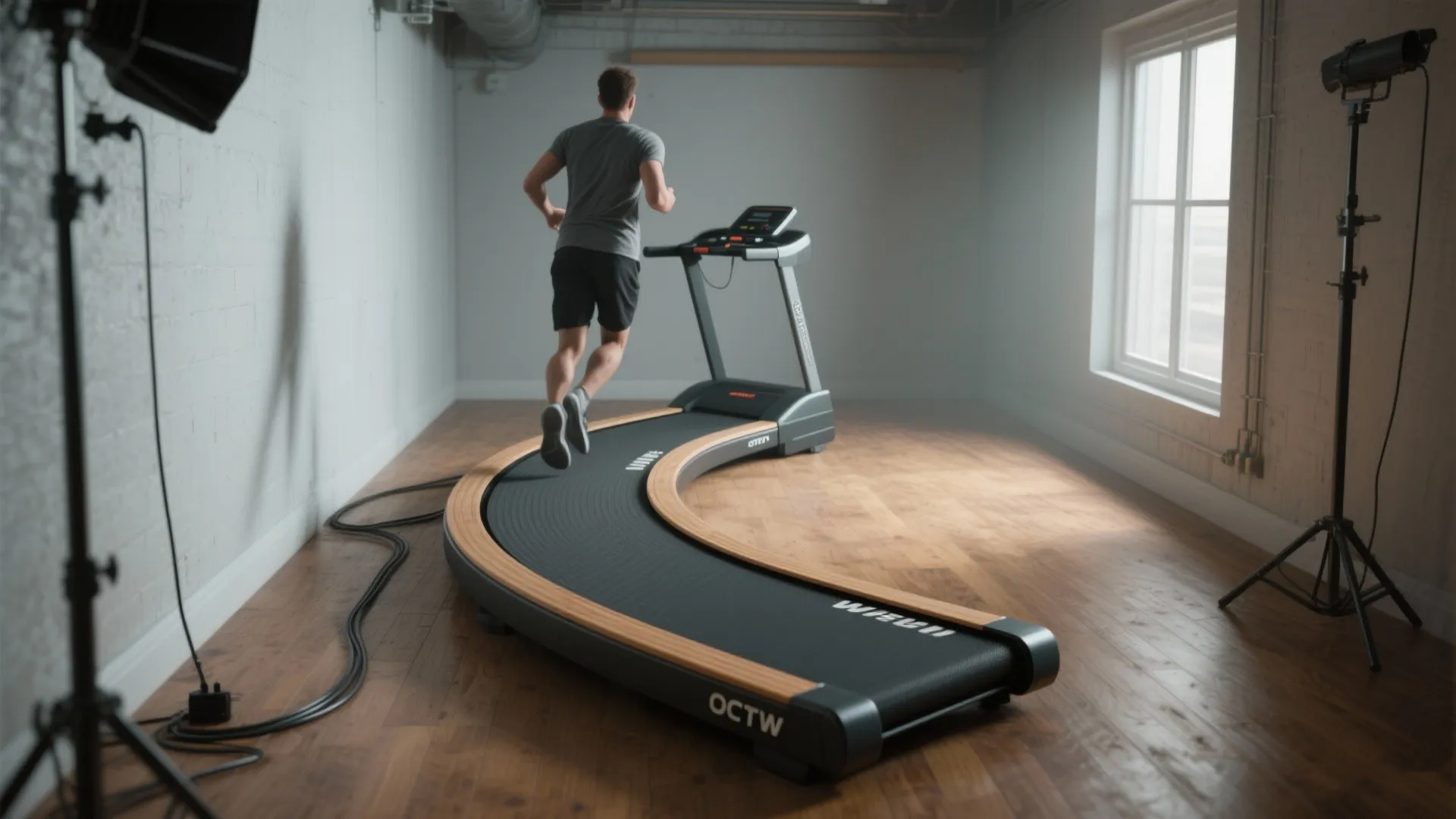 4. Curved and non-motorized treadmills for narrow footprints