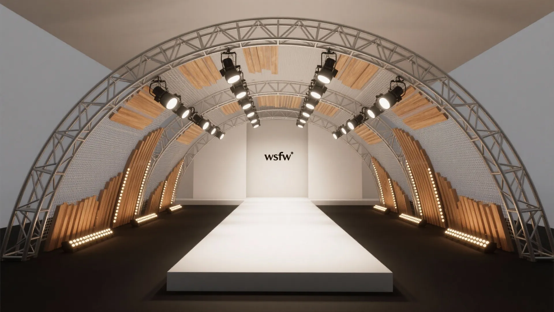Curved Truss Arcs and Scenic Integration