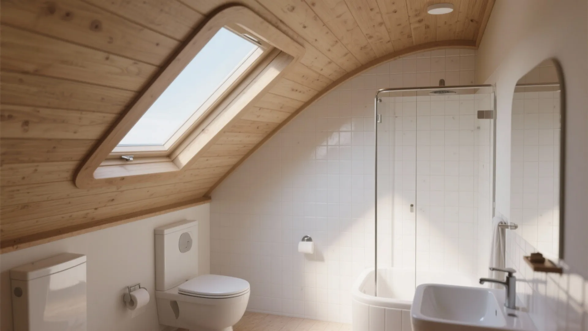 9. Curved Wood Panels