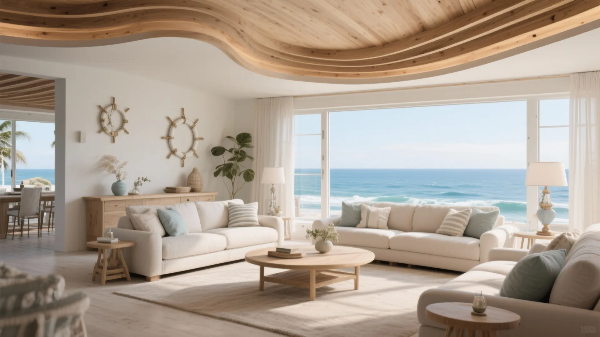 9. Curved Wood Ceiling