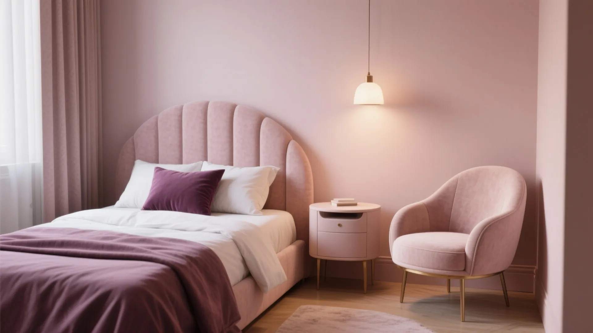 3. Curves and petite furniture for a feminine silhouette