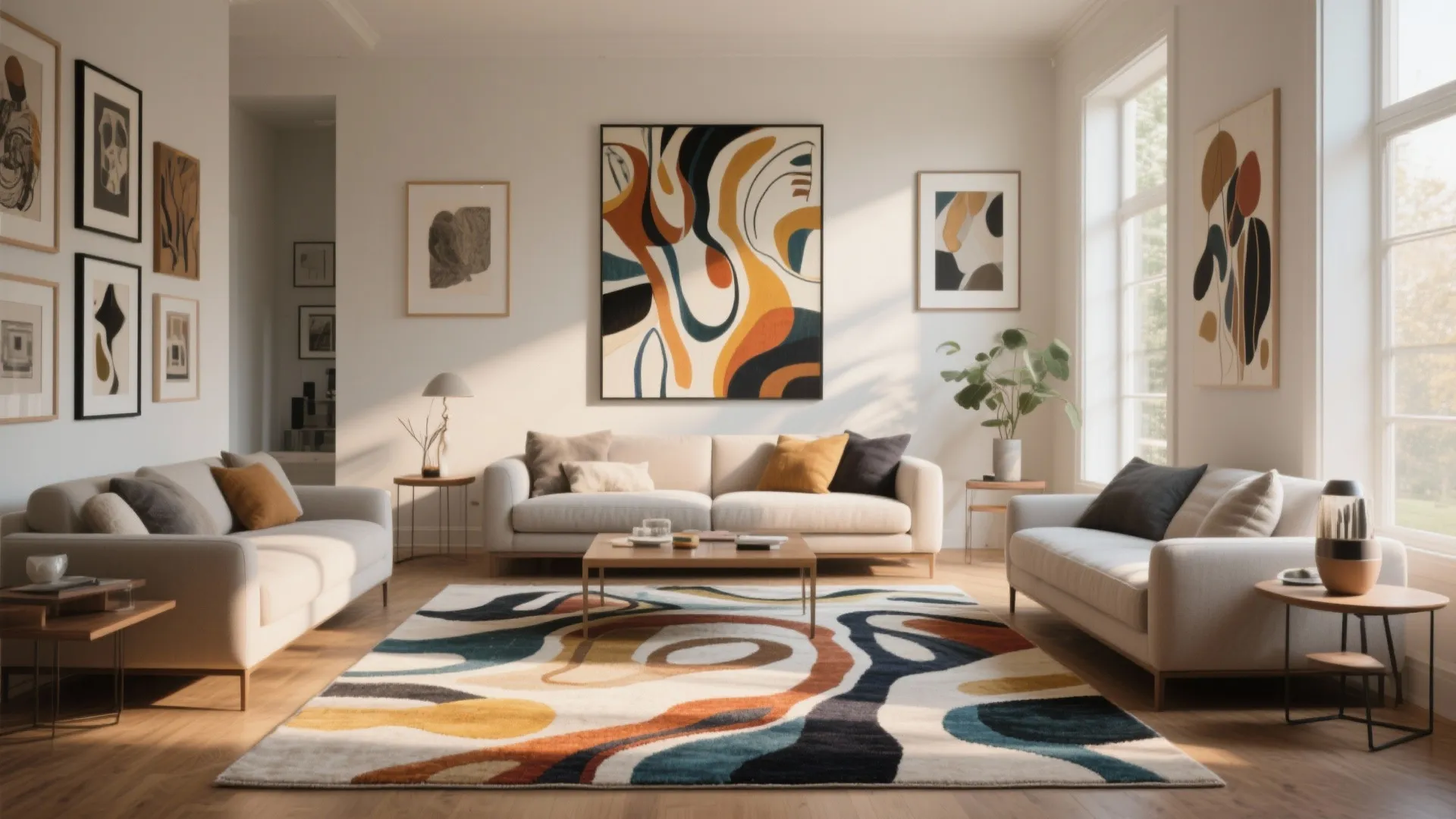 10. Custom-Tailored Art Rugs
