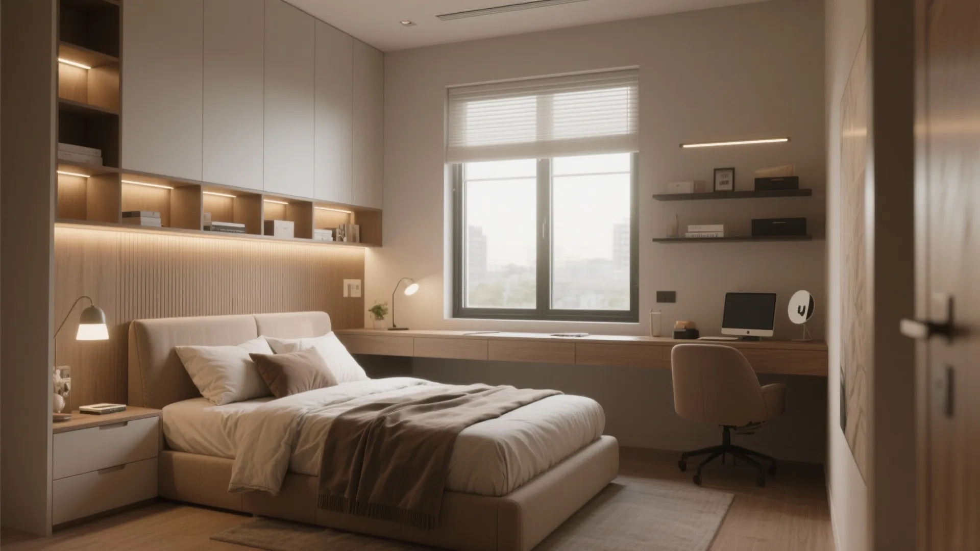 10. Custom Built-In Work Wall