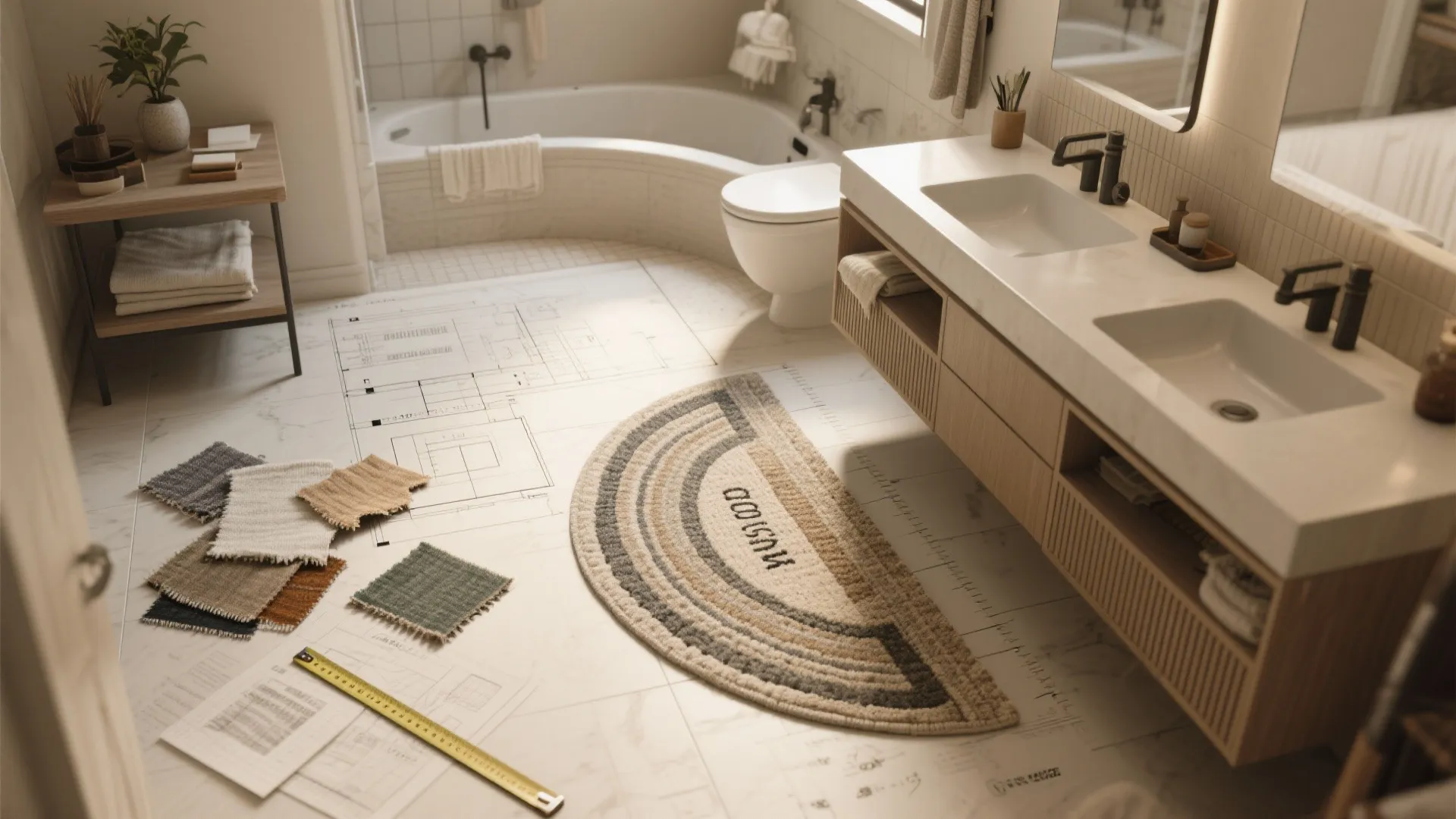 5. Custom or DIY rugs for personality