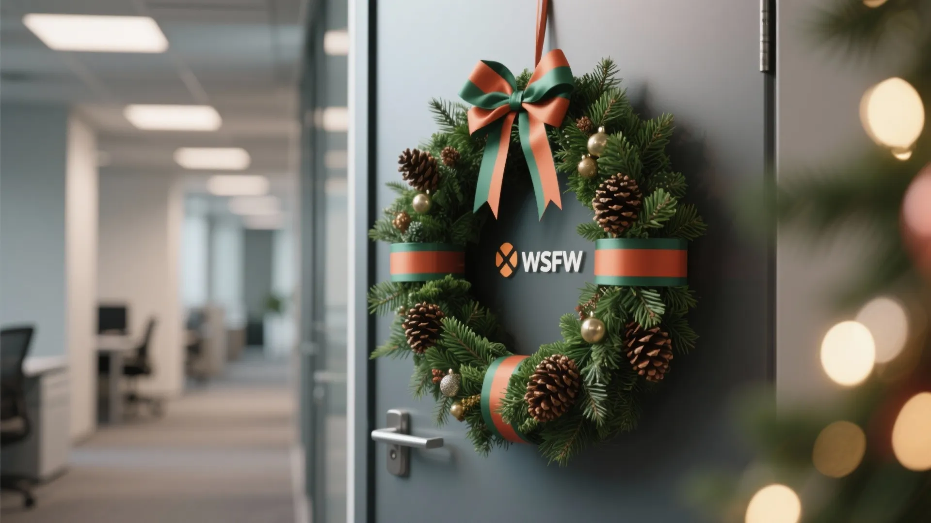 4. Door Wreaths with Personality