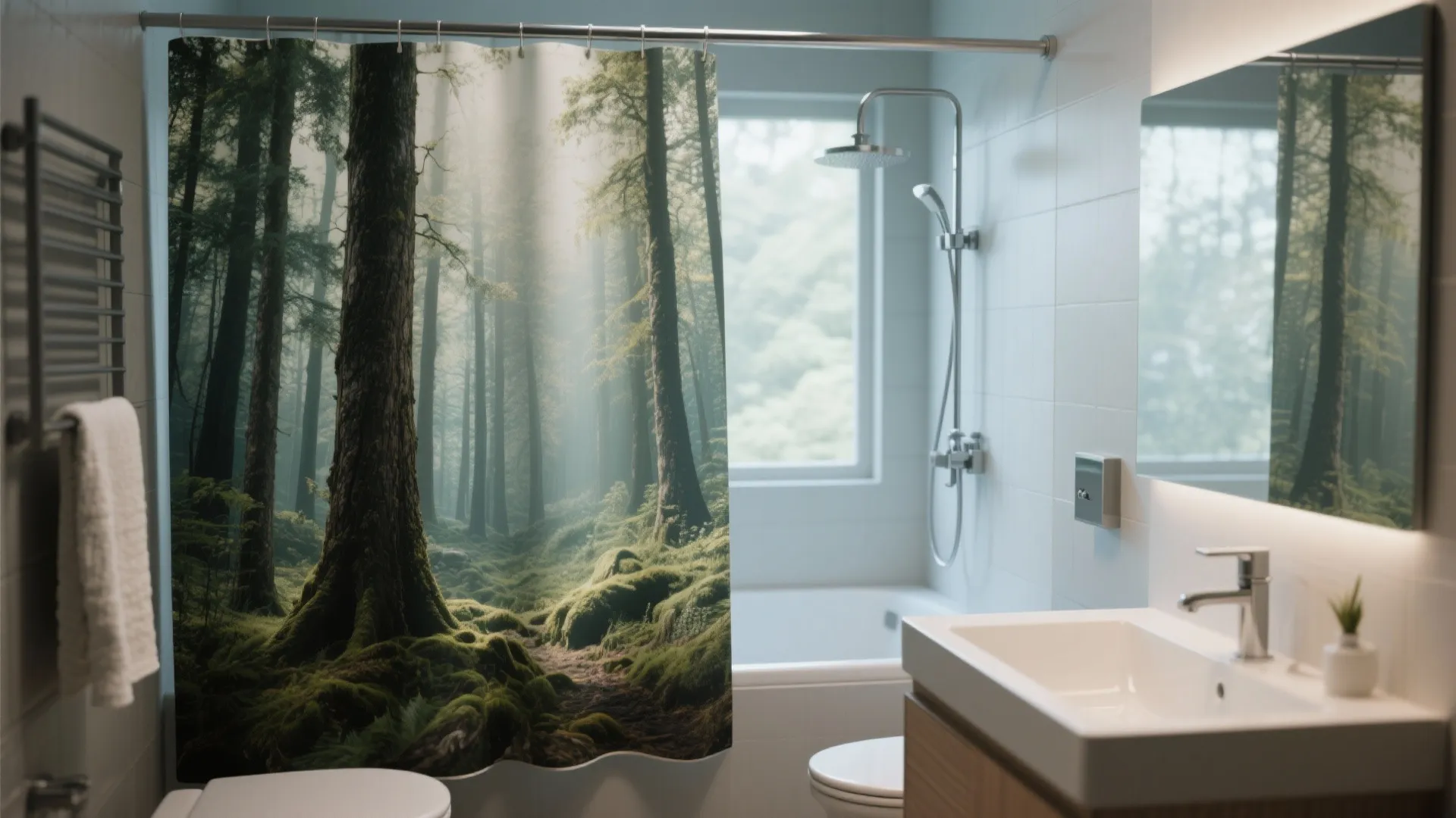 10. Customized Printed Curtain