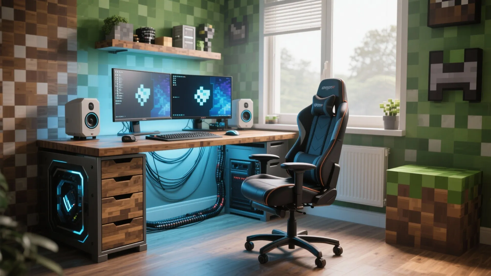 4. Custom Desk Setup